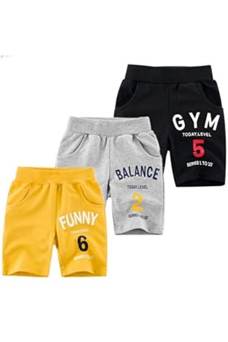 KYDA KIDS® All Over Printed Regular Fit Shorts for Boys & Girls(Pack of 3)