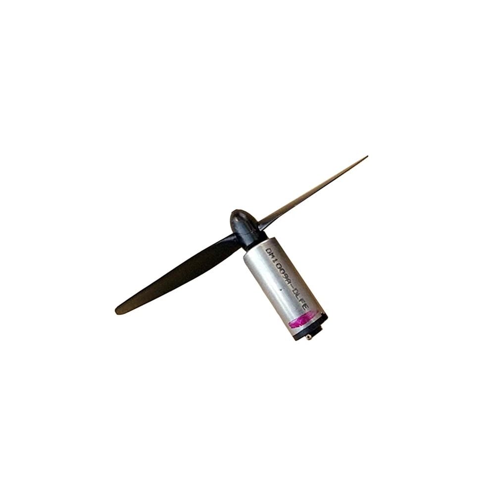 2 juegos de arranque electrónico M50 3-6V CC 15000RPM DC Arrancador electrónico con hélice negra CW CCW modelo avión helicóptero ventilador DIY kits