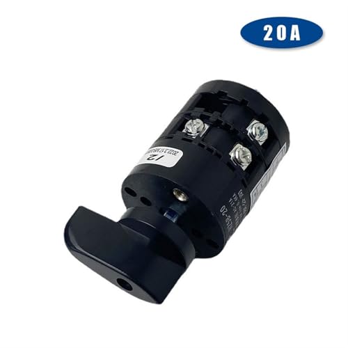 Interruptor combinado de leva HZ5B-20/2 selector trifásico 20A 3 posiciones para maniobra 3