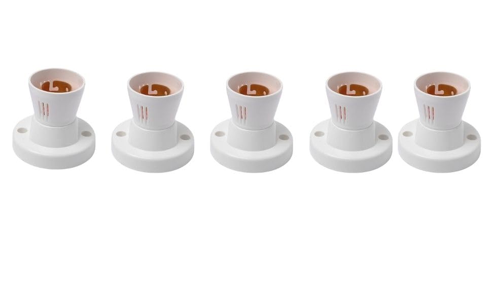 HUMBE&CO-Batten Bulb Holder - Pack of 3 Polypropylene Light Socket-image-35
