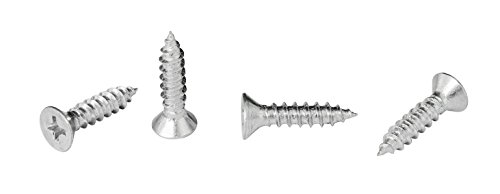 #8 x 3/4" Phillips Flat Head Countersink Screw, Zinc-Plated Steel for Attaches Sheet
