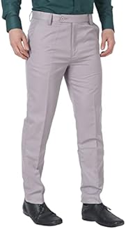 MALENO Men's Casual Trousers for Men | Slim Fit Trousers for Men |Trousers for Men | Men Formal Pant