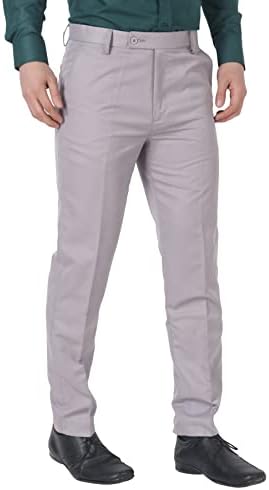 MALENO Slim Fit Men Cotton Blend Formal Trouser