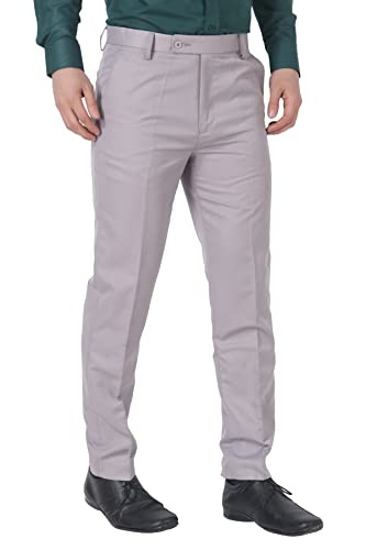 MALENO Slim Fit Men Cotton Blend Formal Trouser