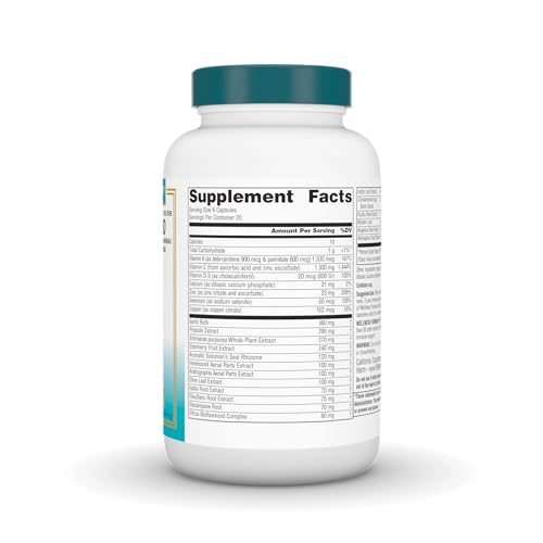 Source Naturals Wellness Formula, Advanced Immune Support*, Bio-Aligned Vitamins & Herbal Defense - Immune System Support Supplement & Immunity Booster - 120 Capsules - Image 3