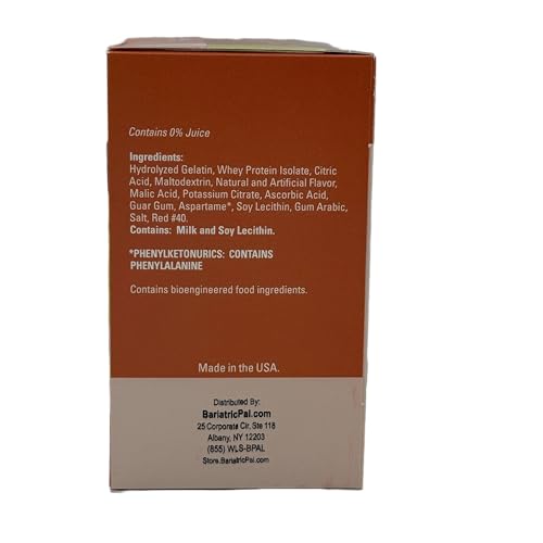 BariatricPal bebida proteica sin azúcar sabor fruta 12g miniatura 5