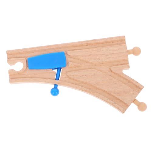 BCOATH Wooden Train Track Expansion for Creative Play Enhances Motor Skills Interaction Educational Toy