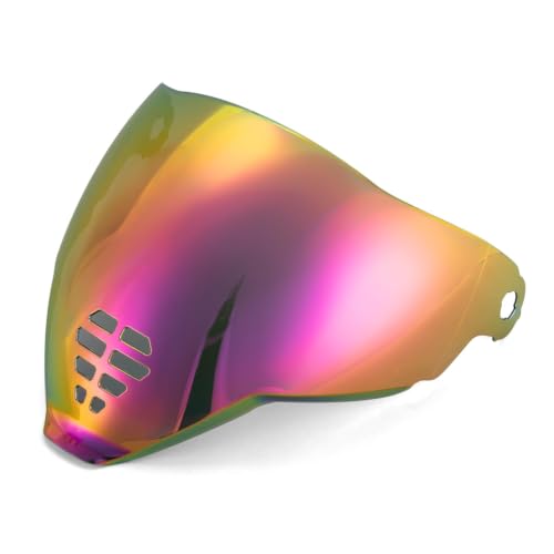 Image of PSLER IC-06 visor- Icon Airflite Face Shield Motorcycle Helmet Visor Accessories Replacement for Icon Airflite IC-06,Deep Rose Red