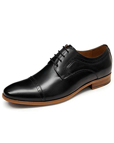 Men’s Dress Shoes with Genuine Leather in Cap-Toe Classic Oxford Formal Style Shoes for Men2