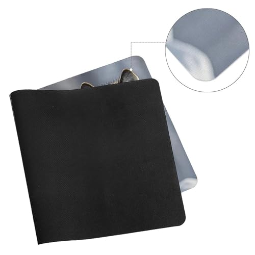 Mouse Pad protector de escritorio grande de goma blanca miniatura 7