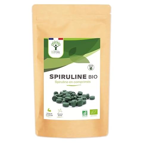 Spiruline Bio Bioptimal 500 mg Cover