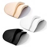 cobee 3 Pairs Shoulder Pads for Womens Clothing, Set-in Sponge Shoulder Pad No-Sewing Soft Sponge Pad, Costume Pads for Men's Women's, Suits, Jackets