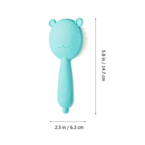 STOBOK 1 Conjunto de Escova de Cabelo de Bebê E Conjunto de Pente para Escova de Cabelo de Madeira N
