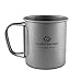 COOK'N'ESCAPE Titan 375ml Camping Becher Open Fire Pot mit faltbaren Griffen für Rucksacktouren im Freien…