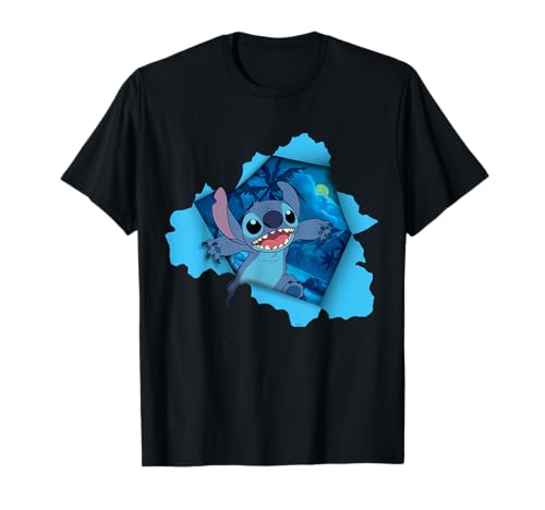 T-shirt Disney Lilo & Stitch Tropical Breakout idéal pour vos vacances à la plage