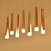 Produktbild loonju Modern wooden Pendant Lights moderne lustre for home lighting Bedroom Pendant Lights Living room lights,Warm White,1 heads