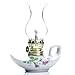 Purism Style - Porcelain & Glass Kerosene Lamp Table Oil Lamp Lantern