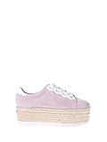 alpargatas guess Material: Suede Guess Gabrial/Derby/Suede, Zapatos con Plataforma Mujer, Rosa Pink Rose, 39 EU