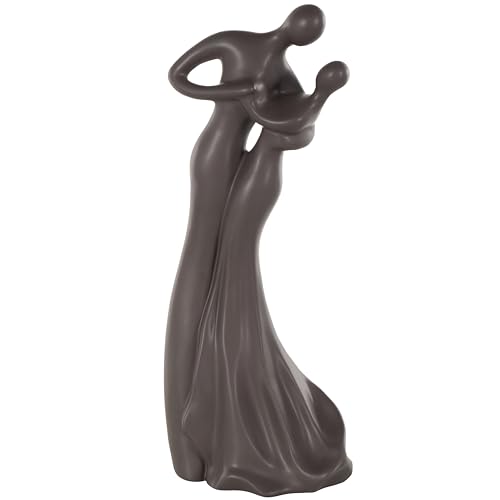 Escultura de Cerámica Personas Bailando 7.3 x 4 x 18.25 pulg