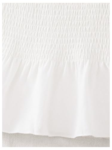 Girl's Shirred Frill Flared Tank Top Sleeveless Slim Fit Summer Crop Tops3