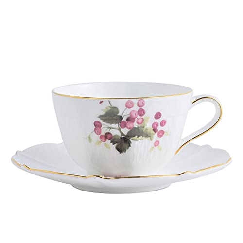 Tasse à café en porcelaine anti-tache avec son support céramique intégré