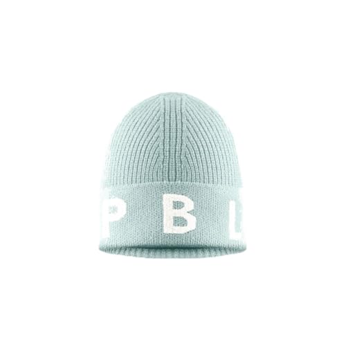 Bonnet Knit Beanie Poivre Blanc 6180 Bleu pour Femme en Taille Unique