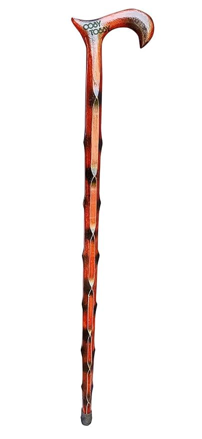 Walking Wooden Stick Women for Men Balance mobilit Support Walking Stick Beautiful Design/Women/Old People (36 Inch)-image-45