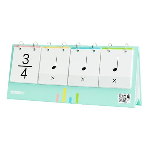 Tarjetas de música para piano que facilitan el entrenamiento de notas y ritmo infantil