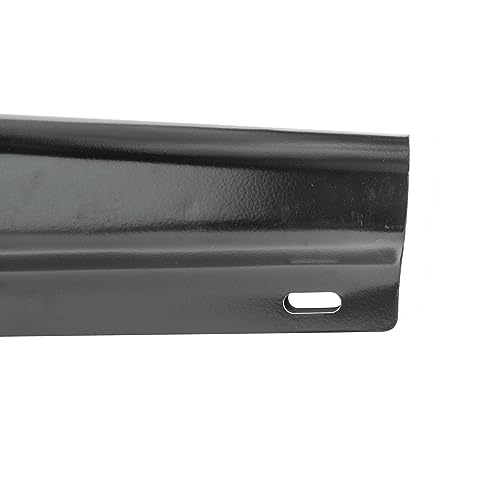 Image of Mud Flap Hangers for Semi Trucks All in One Kit - 30 inch Heavy Duty Spring Loaded, Bolt Spacing: 2.5 inch - Straight -Black w /Reflective Strips and All Hardware Kit (BK. w /Reflector)