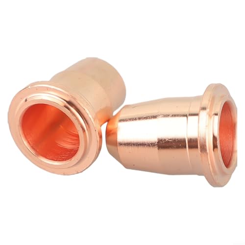 PR0110 Plasma Electrode and PD0116-08 Nozzle Set for S45 Plasma Cutting Torch — 0.8 mm Aperture, 20-Piece Pack (10 Electrodes + 10 Nozzles), Compatible with