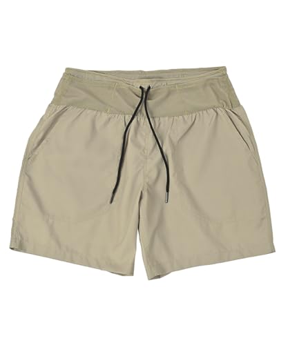 キウ(Kiu) [キウ] クイックドライショーツ QUICKDRY SHORTS 吸水 速乾 軽量 ショートパンツ 短パン ポケット おしゃれ ランニング アウトドア ユニセックス メンズ レディース 男女兼用 ベージュ K421M-911