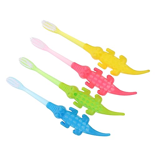 Veemoon Kinderzahnbürsten 8 Stück Krokodil Design