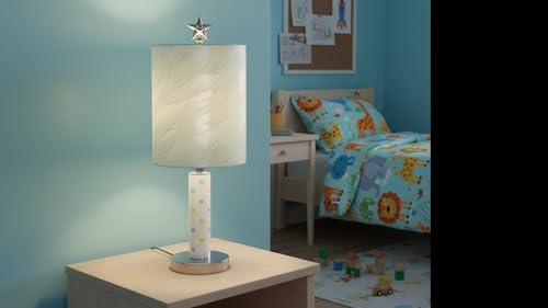 Image of Aspen Creative 31315 Contemporary Drum (Cylinder) Shaped Spider Construction Lamp Shade in Light Pistachio with Wave, 8 inch wide (8 inch x 8 inch x 11 inch)