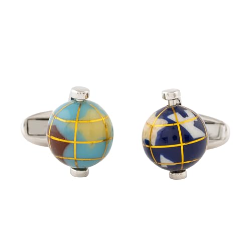 PS Paul Smith Men's Globe Cufflinks, Blue, One Size