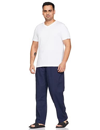 Image of Marks & Spencer Men's Cotton Solid Pajama Set