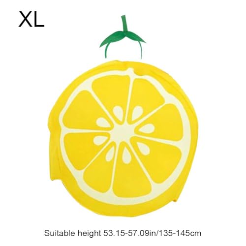 Disfraz completo limón para niños tamaño XL miniatura 2