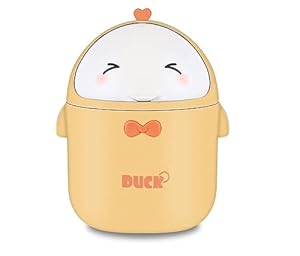Toghpuw Desk Bin Gelber Enten-Mülleimer
