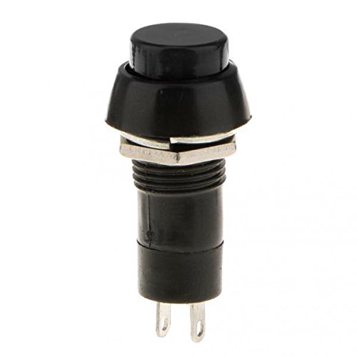 UJEAVETTE 2pcs Auto Dashboard Boat Mount SPST Momentary Push Button Switch Push-picture-22