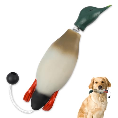 Archerest Dead Duck with Legs Dummy Bumper Toys for Waterfowl Hunting Retriever Dog Training, Floating Mallard Dummy Trainer Outdoor Soft Durable Realistic Fowl