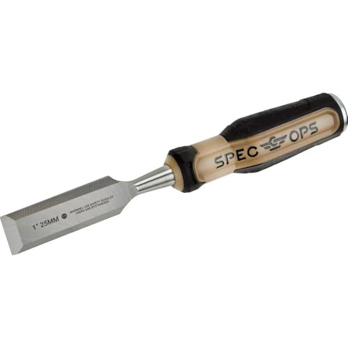 Spec Ops Tools Wood Chisel for Carpentry & Woodworking, Beve...