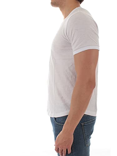 SUN 68 T-Shirt Uomo T3211201 in Cotone Fiammato