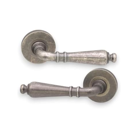 Pewter Lever Door Handle - Antique Style Cover