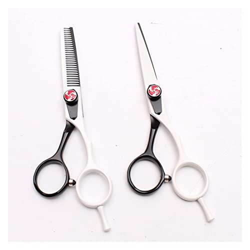 Ciseaux de coiffure pour effiler vos mèches à la maison avec un style bordeaux unique - 4