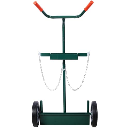 Carretilla para cilindros de 440 lbs con ruedas de goma miniatura 7