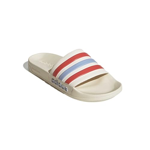 Image of adidas Mens Adilette Shower Arsenal Slides Casual Sandals Casual - Red