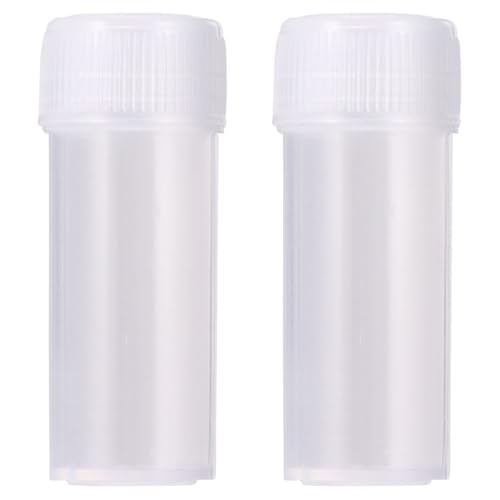 ULDIGI 50Pcs Transparent Storage Tubes for Cross Stitch DIY Sewing Needles - Bottles and Container for Organizing and Holding Needlework