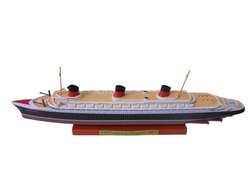 - Collectible Miniature Replica of The Famous Military Liner USS Lafayette 1942 (ex Normandie) Scale 1/1250 or 25 cm - Lafayette - Image 5