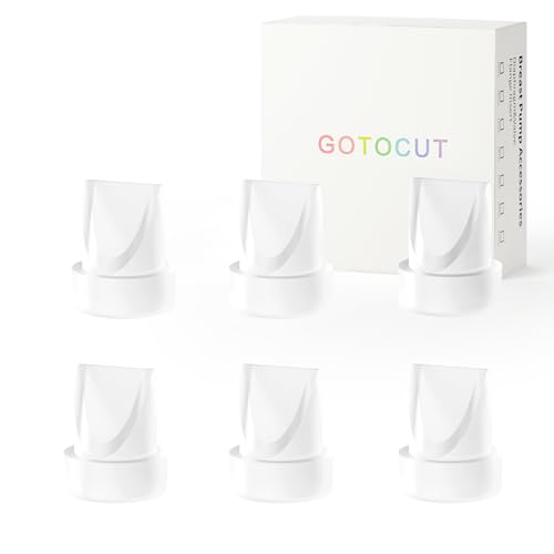 Image of Gotocut Duckbill Valves Compatible with Momcozy V1 Pro/V2 Pro/M5/M6 Breast Pump, Replacement to Momcozy Duckbill Valve, 6PCS