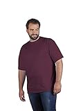 Premium T-Shirt Plus Size Herren, Burgund, 4XL