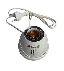 smars Oval Shape Full HD WiFi 1080P Spy Bulb Holder Camera Hidden Socket Camera | Separate Wiring for LED Bulb | Mini Security Secret Nanny Cam with Live Audio & Video Recording